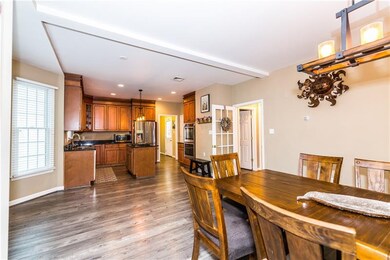 Dining area view to kitchen