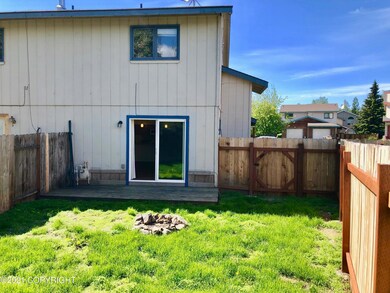 Rear of house
