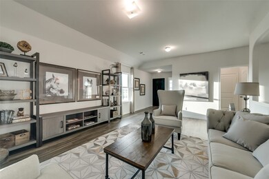 Image is a model home representation of the same layout.