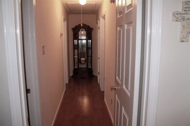 Nice hallway to all bedrooms and hall bath