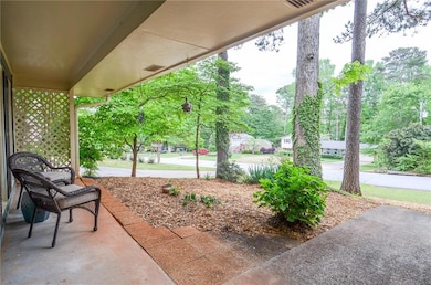 View of patio
