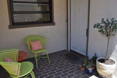 Inviting front entrance