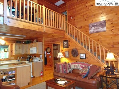 Painted Pony open concept living space.
