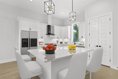 Staged Kitchen with Island