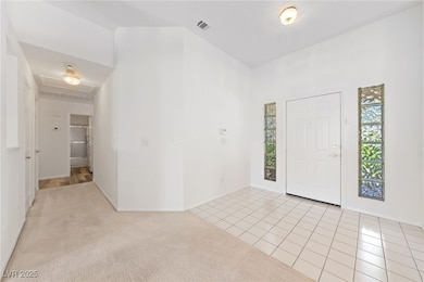 Foyer entrance with healthy amount of natural ligh