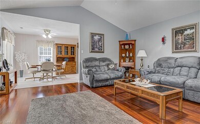 Living room opens up to dining and kitchen - Perfect place for entertaining guests.