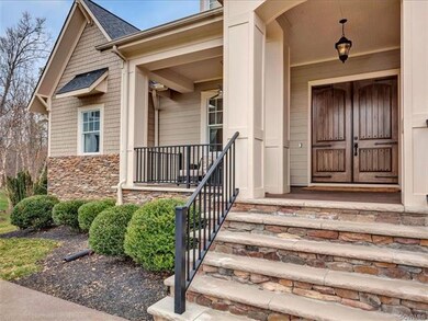 Beautiful front elevation highlighting the Stone f