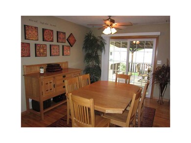 Dining Area. Hardwood flooring, new fixture, plent