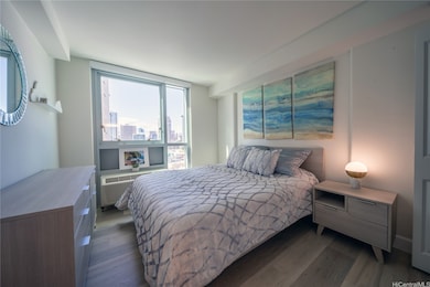 Bedroom set with decor items included.