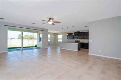 Great Room with sliders to patio