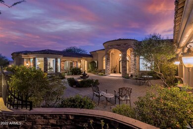 Tranquil Courtyard at Twilight