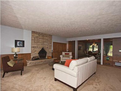 Full Wall Fireplace for Warmth in the Living Room 