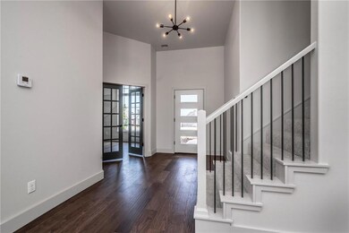 Study French Doors in Entry