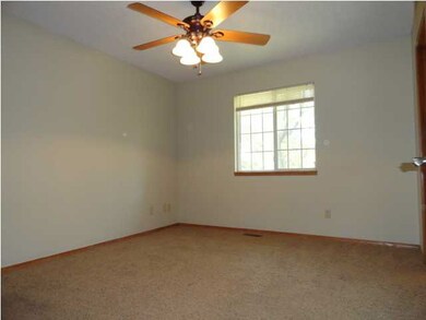 Master Bedroom View 1 New Paint and ceiling fan