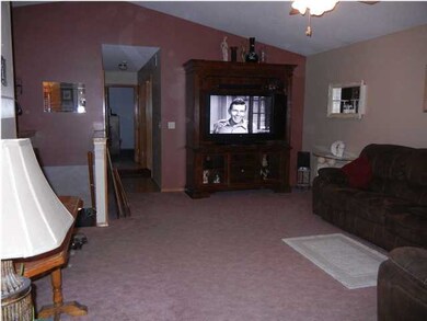 Oversized and spacious living room.