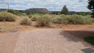 Driveway beginning to lot