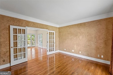 Formal Living Room with French Doors