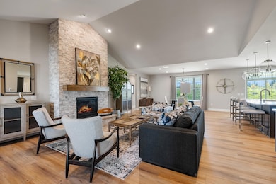 Vaulted ceiling Great Room