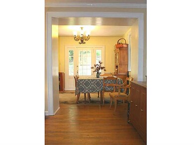 Dining Room. Living room to dining room to bricked