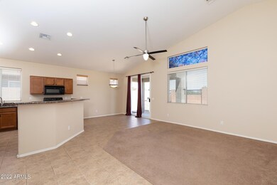 Great Room & exit to backyard
