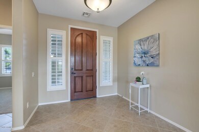 Elegant foyer entry