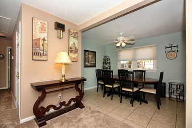 Foyer to dining room