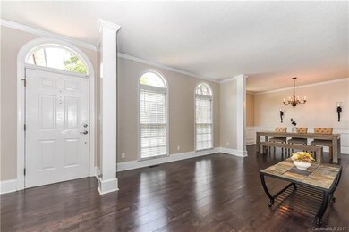 Open Entry with hardwood floors