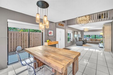 Dining Room with view of private courtyard