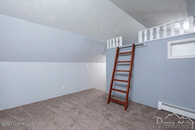 Bedroom with spacious loft!