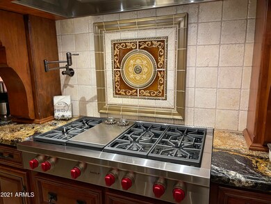 Inlaid tile medallion