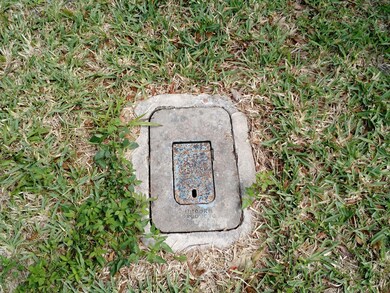 water meter NW corner