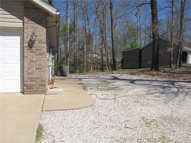 Extra parking on the side of the house