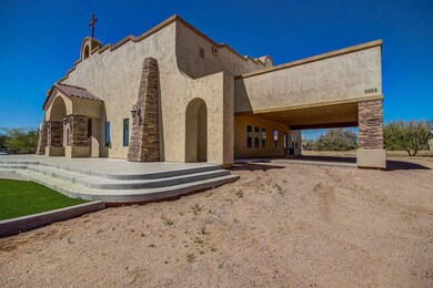 Covered parking on the residence side.