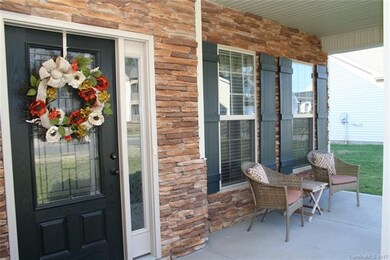 Clever front porch area for those warm Carolina Su