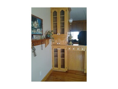 Shelving in Dining area --this home has extra stor