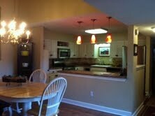 View into the kitchen