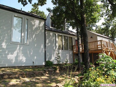 Newly built back deck.