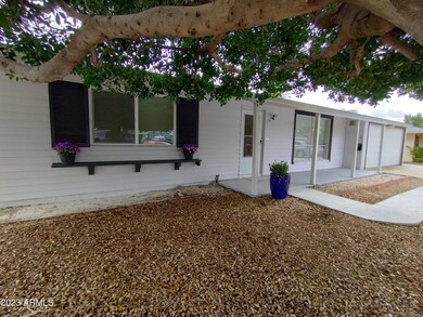 Freshly painted entry