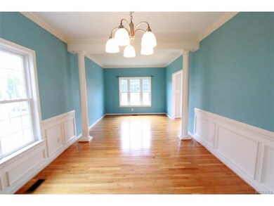 View of dining room and formal front living room s