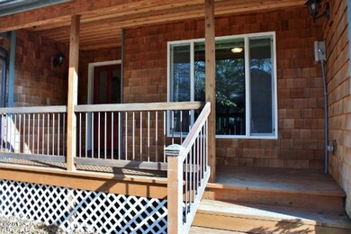 Covered sitting porch