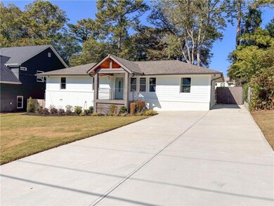 View of front of house with a front yard