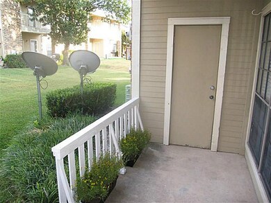Exterior storage closet.