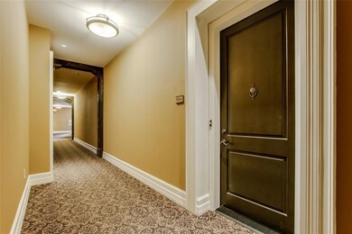 Perfectly spotless hallway on the top floor takes 