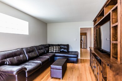 Newly restored hardwood floors and fresh paint