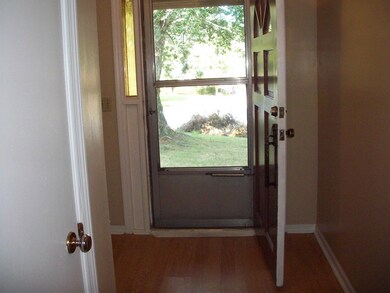 Entry Way with new flooring