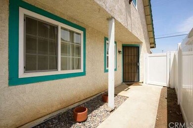 Side Entry Way with Security Door. 