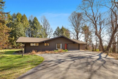Large, level, paved driveway.