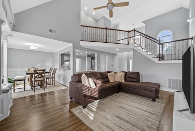 Admire your catwalk overlooking your living area.