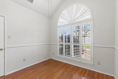 Empty room featuring visible vents, baseboards, va