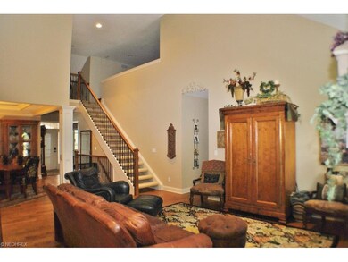 Stairs lead to the upper loft area that can be use